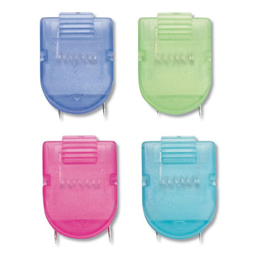 Advantus Wall Clips For Fabric Panels, 40 Sheets, Assorted Cool Colors, 4-pack freeshipping - TVN Wholesale